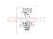 KAWASAKI NINJA ZX-10R ABS (ZX1000KFFA) Crankcase Bolt Pattern