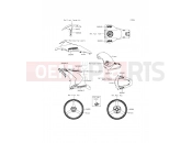 KAWASAKI NINJA ZX-10R ABS (ZX1000KFFA) Decals(Green)