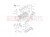 KAWASAKI ZXR750 (ZX750-L1) Cylinder Head