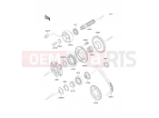 KAWASAKI ZXR750 (ZX750-L1) Generator Shaft