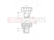 KAWASAKI ZXR750 (ZX750-L1) Crankcase Bolt Pattern