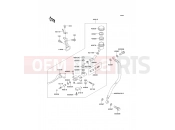 KAWASAKI ZXR750 (ZX750-L1) Clutch Master Cylinder