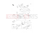 KAWASAKI ZXR750 (ZX750-L1) Side Covers/Chain Cover