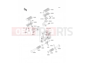 KAWASAKI 2006 Footrests