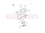 Cylinder/Piston(s) - Kawasaki ER-6f ABS (EX650B7F) 2007