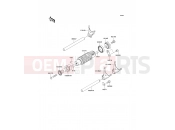 Gear Change Drum/Shift Fork(s) - Kawasaki ER-6f ABS (EX650B7F) 2007