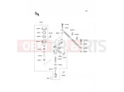 KAWASAKI 2007 Rear Master Cylinder