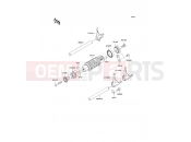 Gear Change Drum/Shift Fork(s) - Kawasaki VERSYS (KLE650B7F) 2007