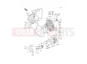 Engine Cover(s) - Kawasaki VERSYS (KLE650B7F) 2007