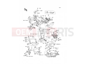 Frame Fittings - Kawasaki VERSYS (KLE650B7F) 2007
