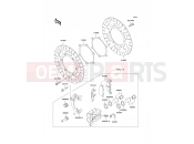 Front Brake - Kawasaki GPZ500S (EX500-E2) 1995