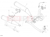 DUCATI 2007 Sportclassic 1000 S EXHAUST SYSTEM » EXHAUST SYSTEM