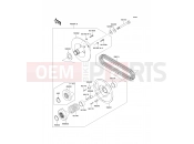 KAWASAKI MULE 600 (KAF400B9F) Driven Converter/Drive Belt