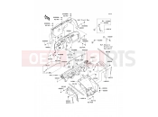 KAWASAKI MULE 600 (KAF400B9F) Frame Fittings(Front)