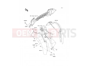 KAWASAKI MULE 600 (KAF400B9F) Front Fender(s)