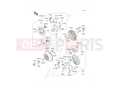 KAWASAKI MULE 600 (KAF400B9F) Rear Hub
