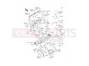 KAWASAKI MULE 600 (KAF400BBF) Frame Fittings(Front)