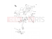 KAWASAKI MULE 600 (KAF400BBF) Brake Pedal