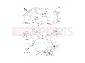 KAWASAKI MULE 600 (KAF400BBF) Front Brake Piping