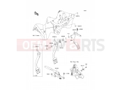 KAWASAKI MULE 610 4x4 (KAF400A7F) Brake Pedal