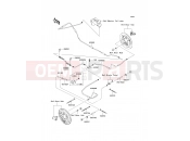 KAWASAKI MULE 610 4x4 (KAF400A7F) Rear Brake Piping