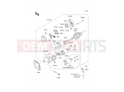 KAWASAKI MULE 610 4x4 (KAF400A8F) Starter Motor