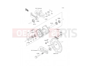Rear Hub - Kawasaki KX85 (KX85A6F) 2006