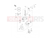 Crankshaft/Piston(s) - Kawasaki KX500 (KX500-E13) 2001