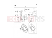 Front Brake - Kawasaki KX500 (KX500-E13) 2001