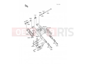 Swingarm - Kawasaki KX60 (KX60-B3) 1987