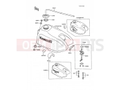 Fuel Tank - Kawasaki KX60 (KX60-B3) 1987