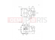 Crankcase Bolt Pattern - Kawasaki KLE500 (KLE500-A10) 2000