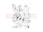 Radiator - Kawasaki KLE500 (KLE500-A10) 2000