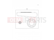 Chain Kit - Kawasaki KLE500 (KLE500-A10) 2000