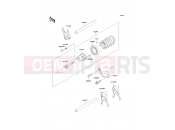 KAWASAKI 2002 Gear Change Drum/Shift Fork(s)