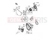 Air Cleaner - Kawasaki KDX200 (KDX200-C2) 1987
