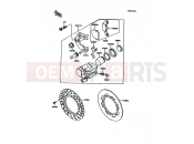 Front Brake - Kawasaki KDX200 (KDX200-C2) 1987