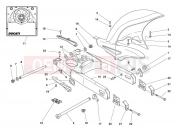 DUCATI 2004 Monster 1000 S SWINGARM AND CHAIN