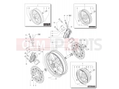 MV Agusta Brutale 800 RR Front Wheel Assembly