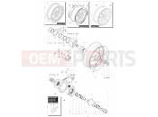 MV Agusta Brutale 800 RR Rear Wheel Assembly