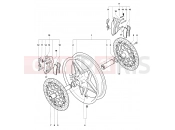 MV Agusta Brutale 910 R Italia Front Wheel Assembly (910S)
