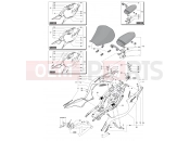 MV AGUSTA F3 675 Rear Fairing Assembly