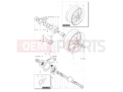 MV AGUSTA F3 675 ORO Rear Wheel Assembly
