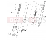 Front Fork Left - MV Agusta 2002 F4 750 SENNA