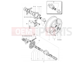 MV Agusta 2002-2003 F4 750S Rear Wheel Assembly