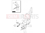 MV Agusta 2002-2003 F4 750S Footrest Assembly Left
