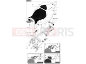 MV AGUSTA 2004 F4 AGO Rear Fairing (single seat)