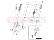MV Agusta 2004-2006 F4 1000S Front Fork Left