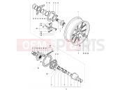 Rear Wheel Assembly - MV Agusta 2007 F4 Claudio Castiglioni