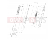 MV Agusta 2013-2015 F4 RR Front Fork Left